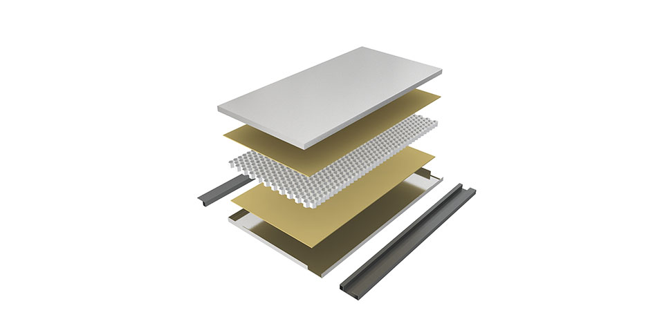 金属蜂窝复合吊顶系统